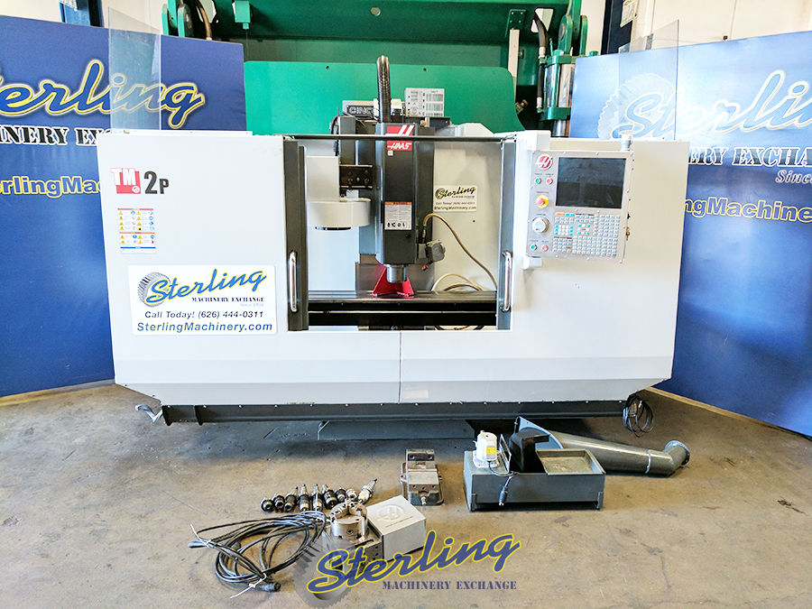 Used HAAS CNC Toolroom Milling Machine With 4th Axis Rotary Table Sterling Machinery