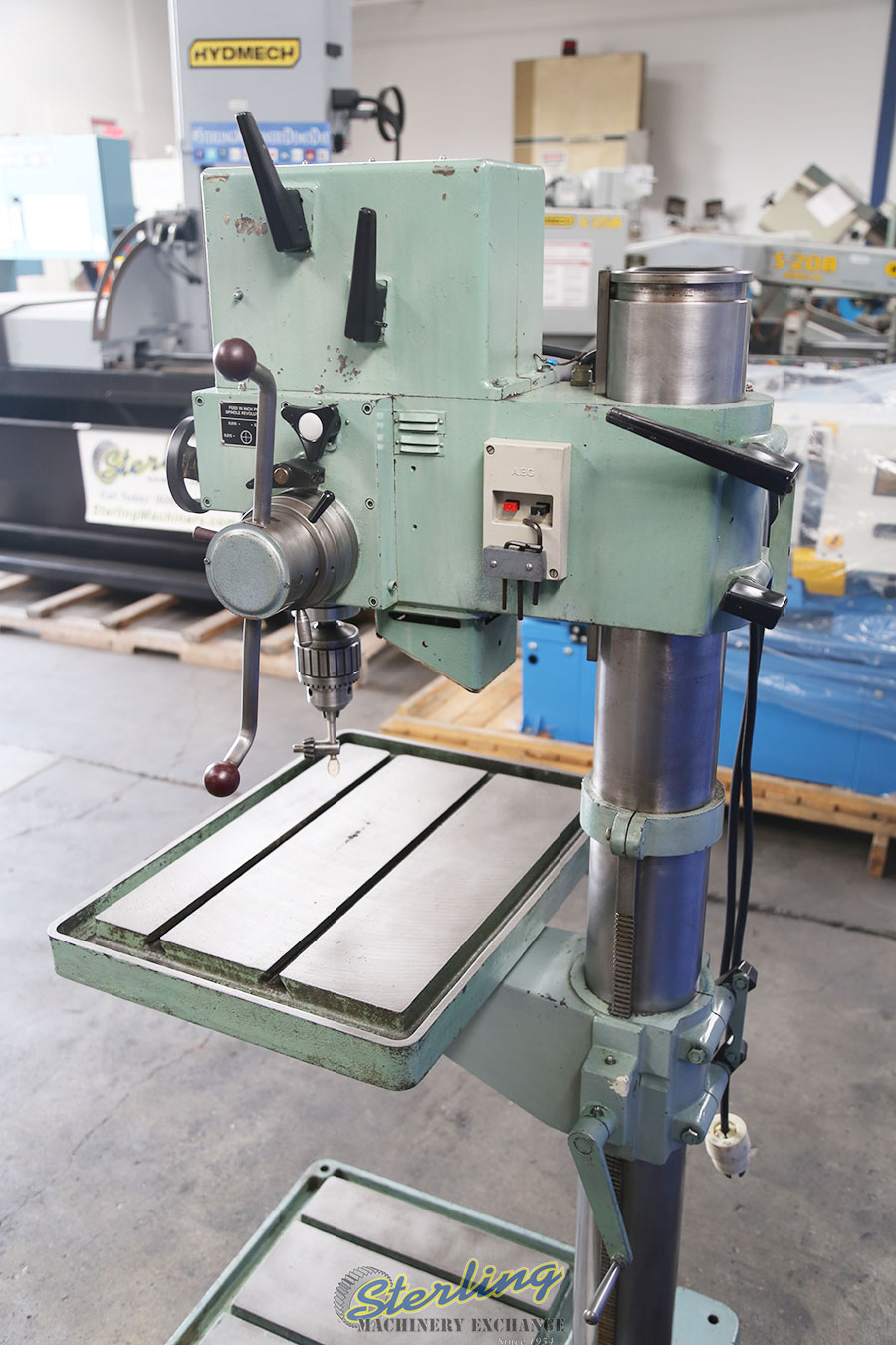 For Sale 25" Used Wilton Geared Head Power Feed Drill Press, Mdl