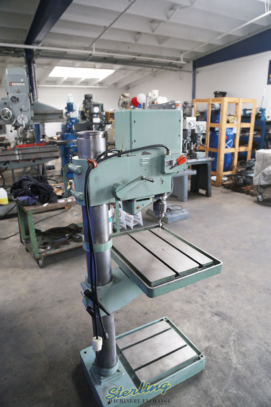 For Sale 25" Used Wilton Geared Head Power Feed Drill Press, Mdl