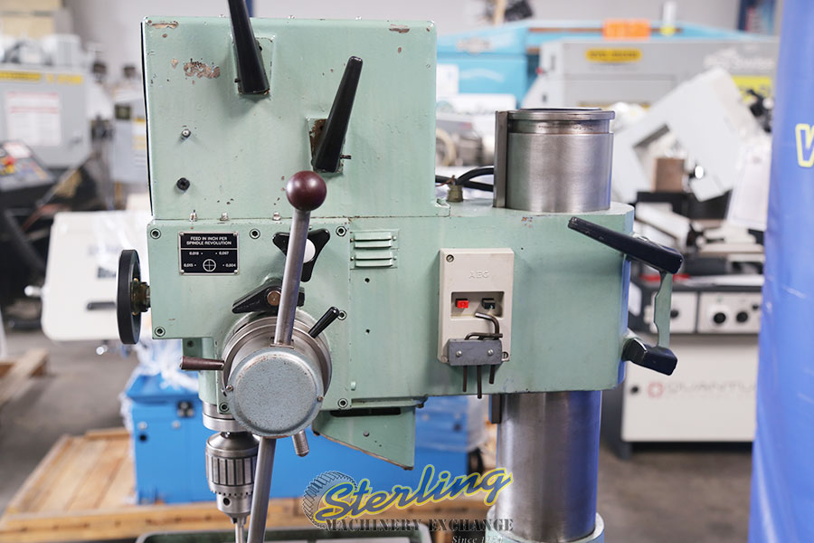 For Sale 25" Used Wilton Geared Head Power Feed Drill Press, Mdl