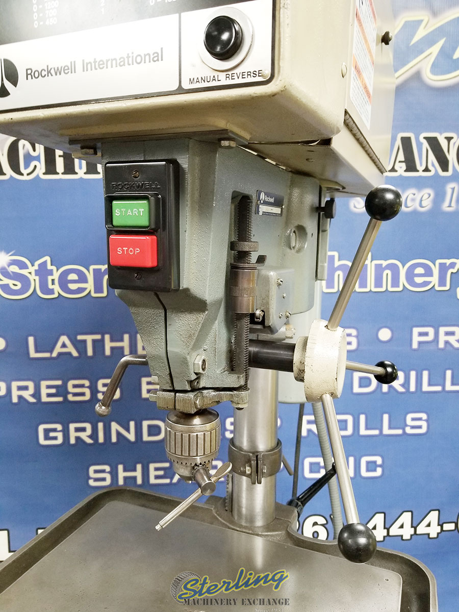 For Sale 15" Used Rockwell Floor Drill Press and Tapping Machine, Mdl