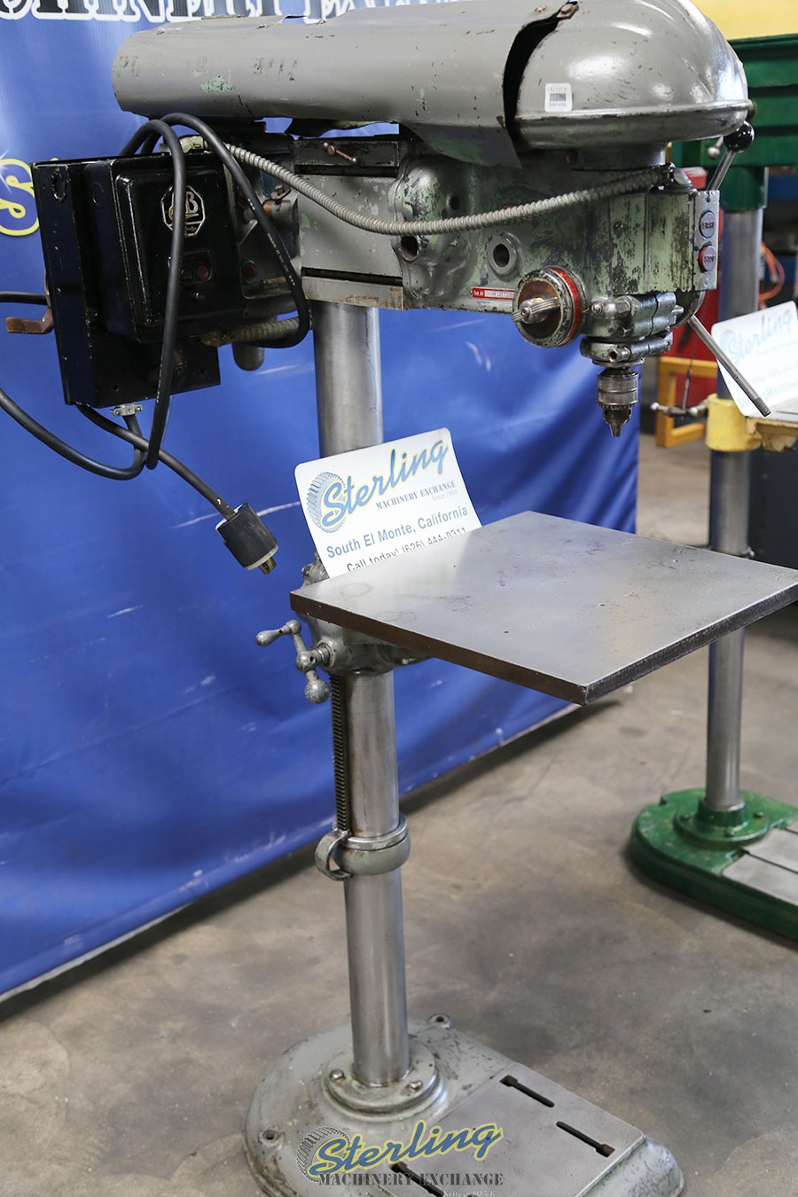 For Sale 16" Used Delta Drill Press, Table Elevating Mechanism, Drill