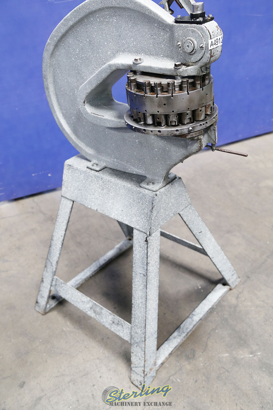 Used Rotex Hand Turret Punch "Fully Tooled" Fabricating Punches