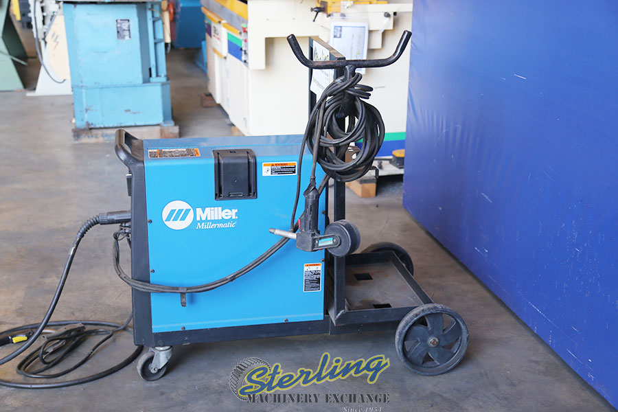 Used Miller Millermatic Pulser Wire Mig Welder with Spoolmate Spool Gun