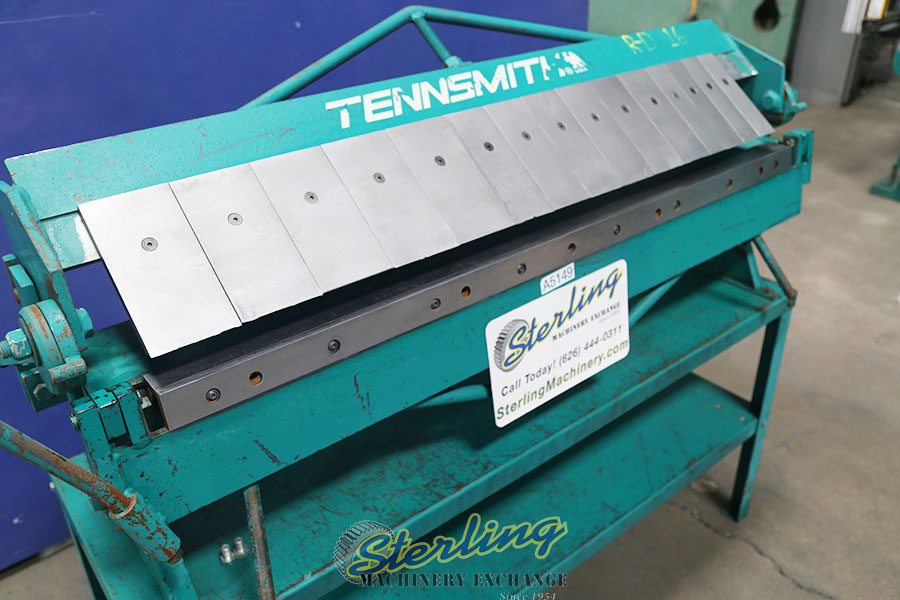 Used Tennsmith Manual Box & Pan Brake Sterling Machinery