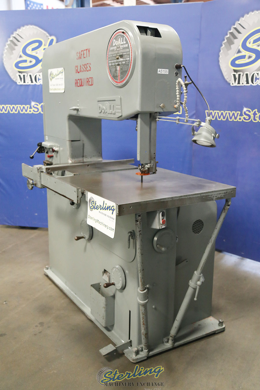 For Sale 36" Used DoAll Vertical Bandsaw (Excellent Condition, Used In