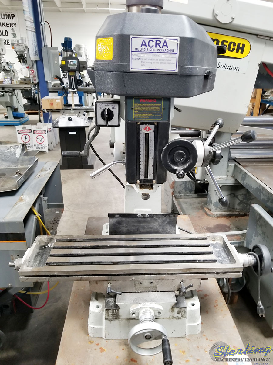 USED ACRA/RONG FU MILLING AND DRILLING MACHINE Sterling Machinery