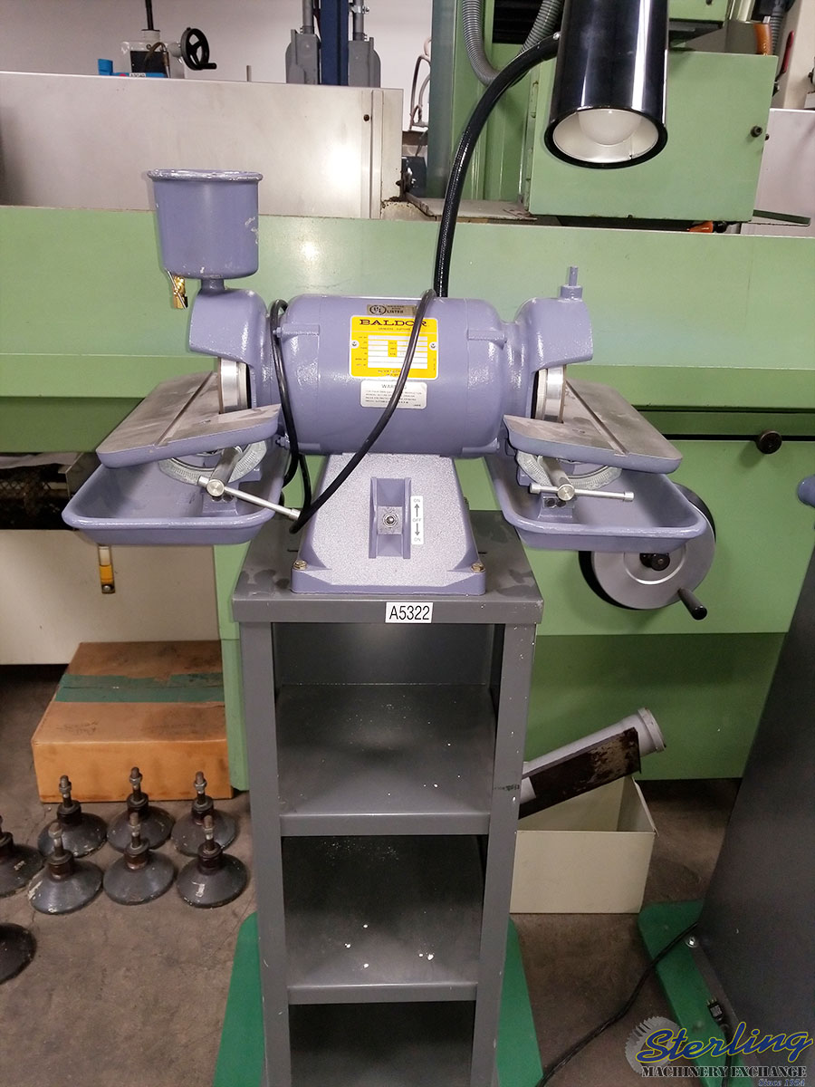 Used Baldor Pedestal Carbide Tool Grinder Pedestal Type & Polishers