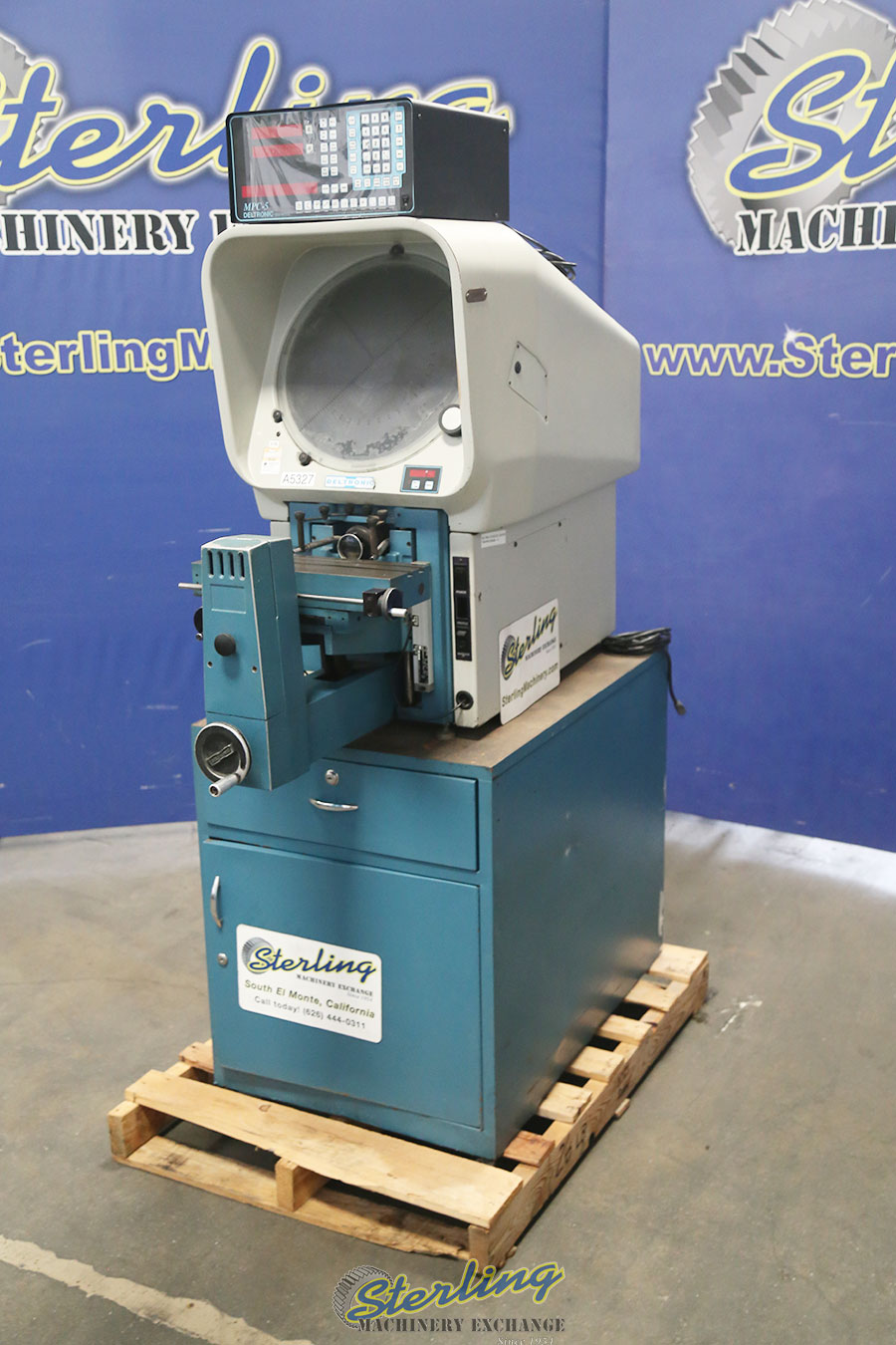 Used Deltronic Horizontal Optical Comparator Comparators Sterling