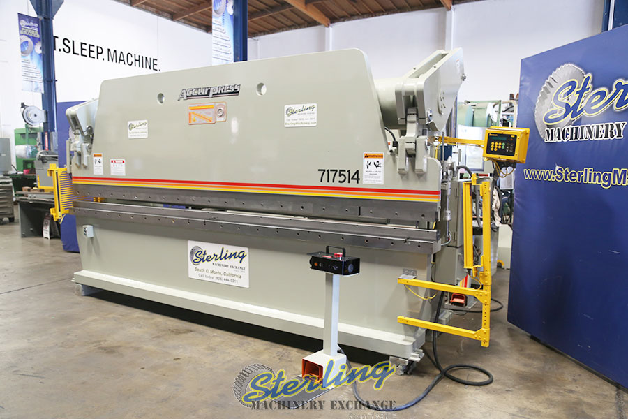 Used Accurpress Hydraulic Press Brake With Light Curtains Sterling
