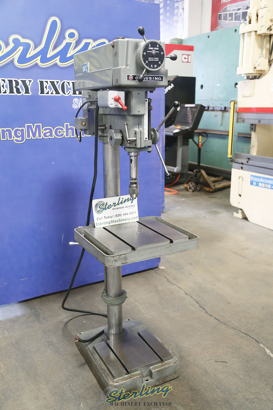 used clausing variable speed drill press sterling machinery