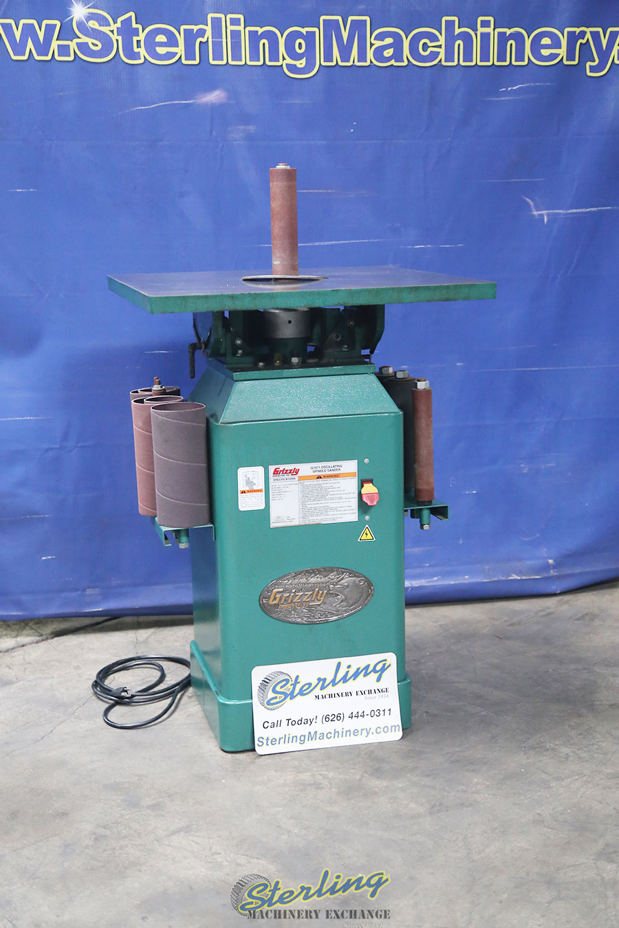 Used Grizzly Oscillating Spindle Sander - Sanders Sterling 