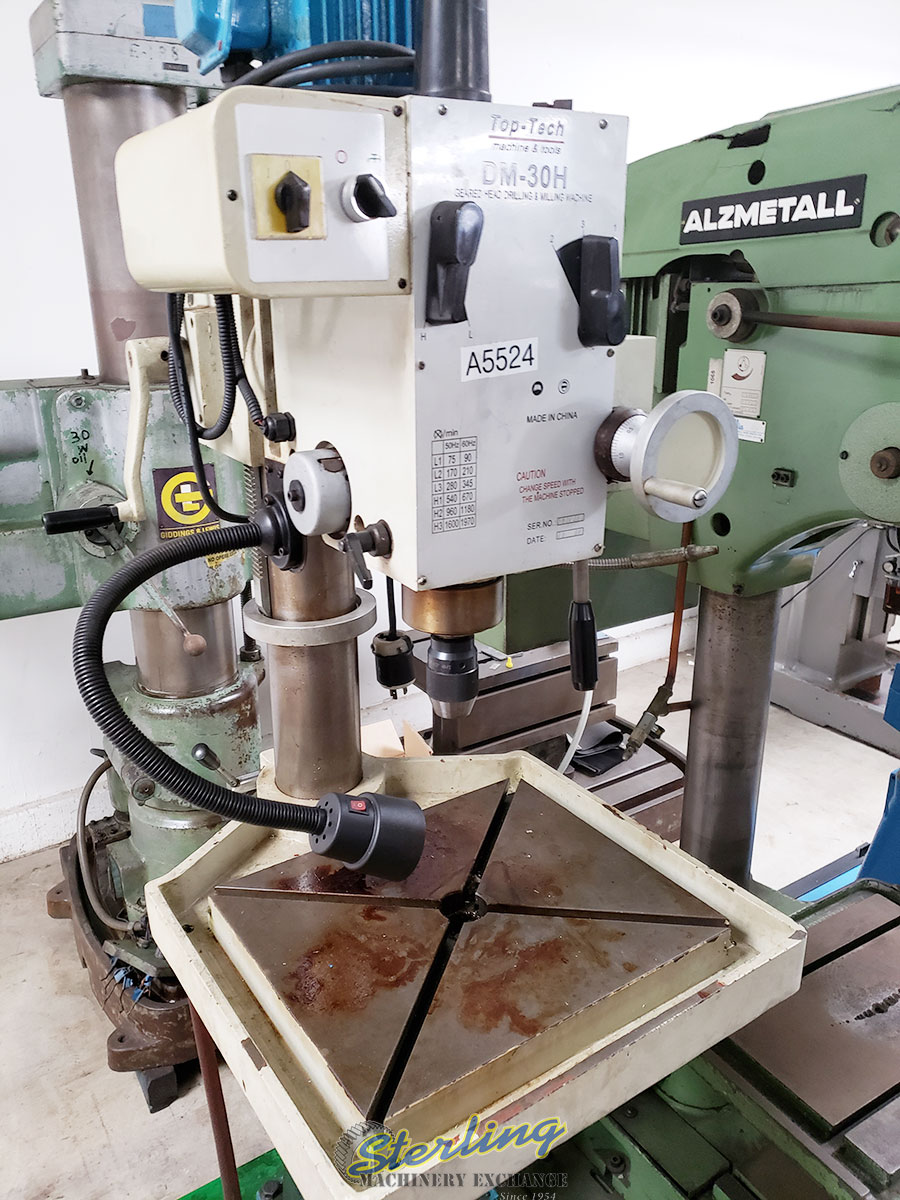 Used TopTech Gear Head Heavy Duty Drill Press Floor Type (Heavy Duty