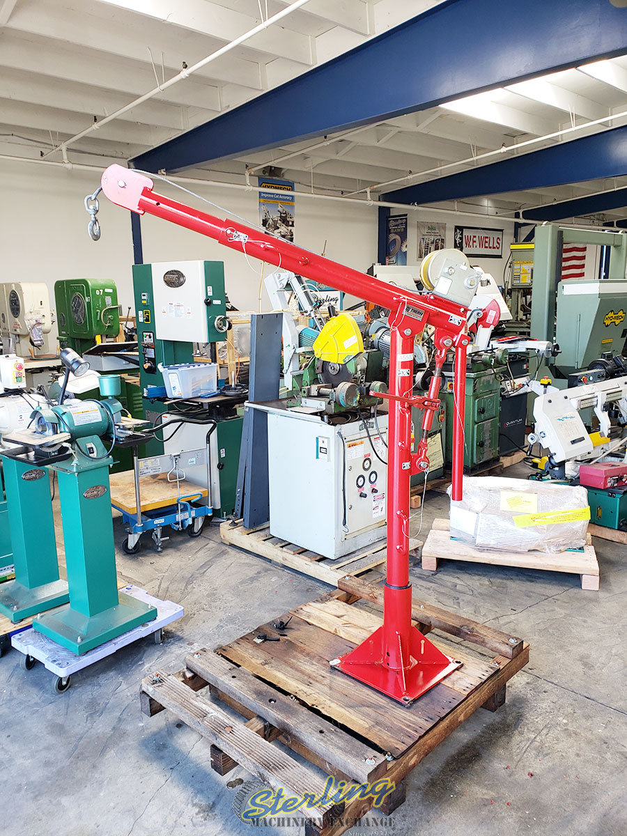 For Sale 1,000 Lbs. Used Thern Portable Davit Crane, Mdl. 5110, New