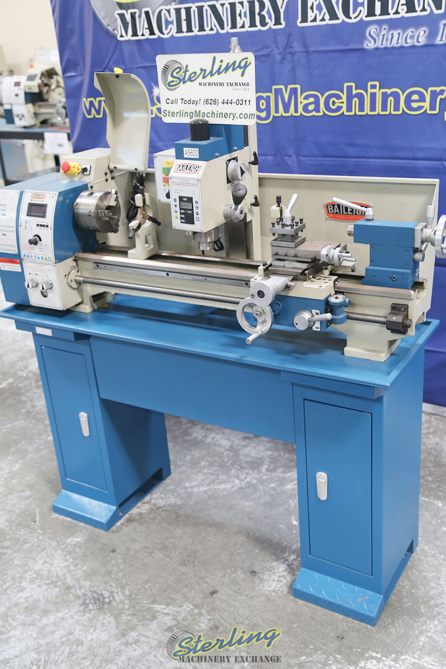 Used (Demo Machinery) Baileigh Mill, Lathe & Drill Combination