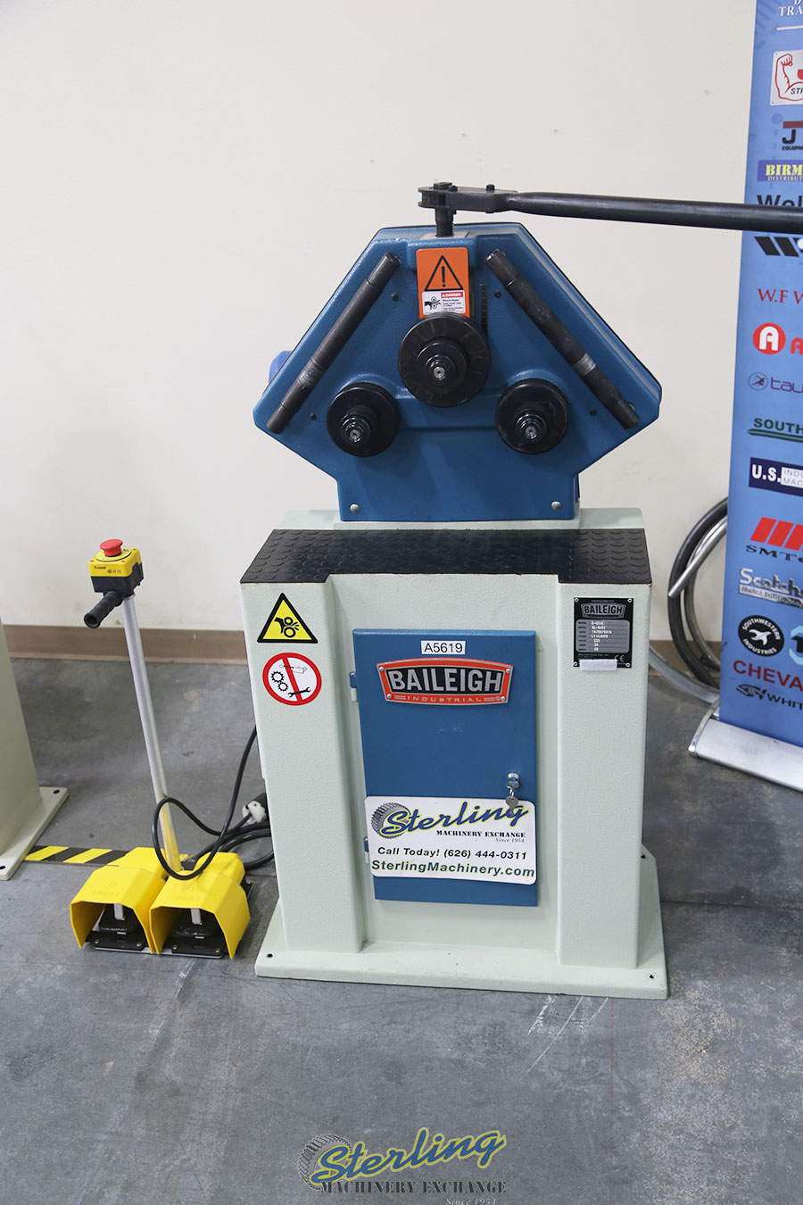 Brand New Baileigh Roll Bender - Angle Bending (Pipe, Tube, Bar, Flat