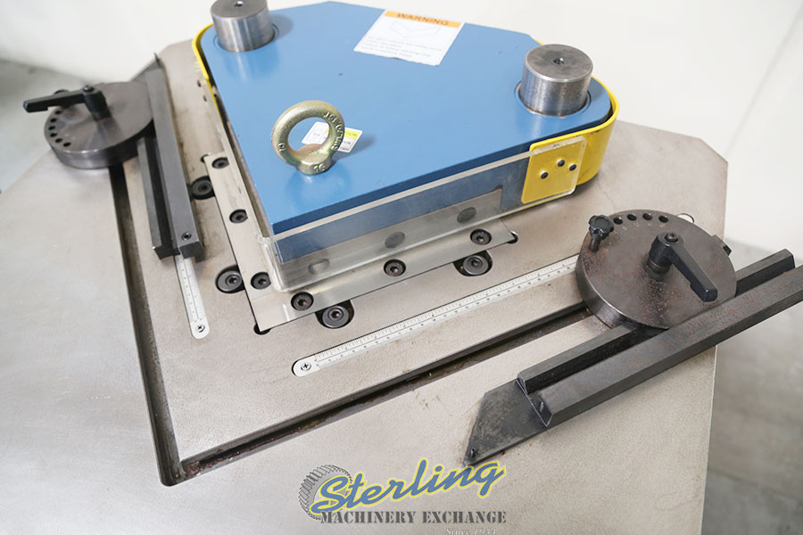 Brand New Baileigh Hydraulic Fixed Angle Sheet Metal Notcher Notching