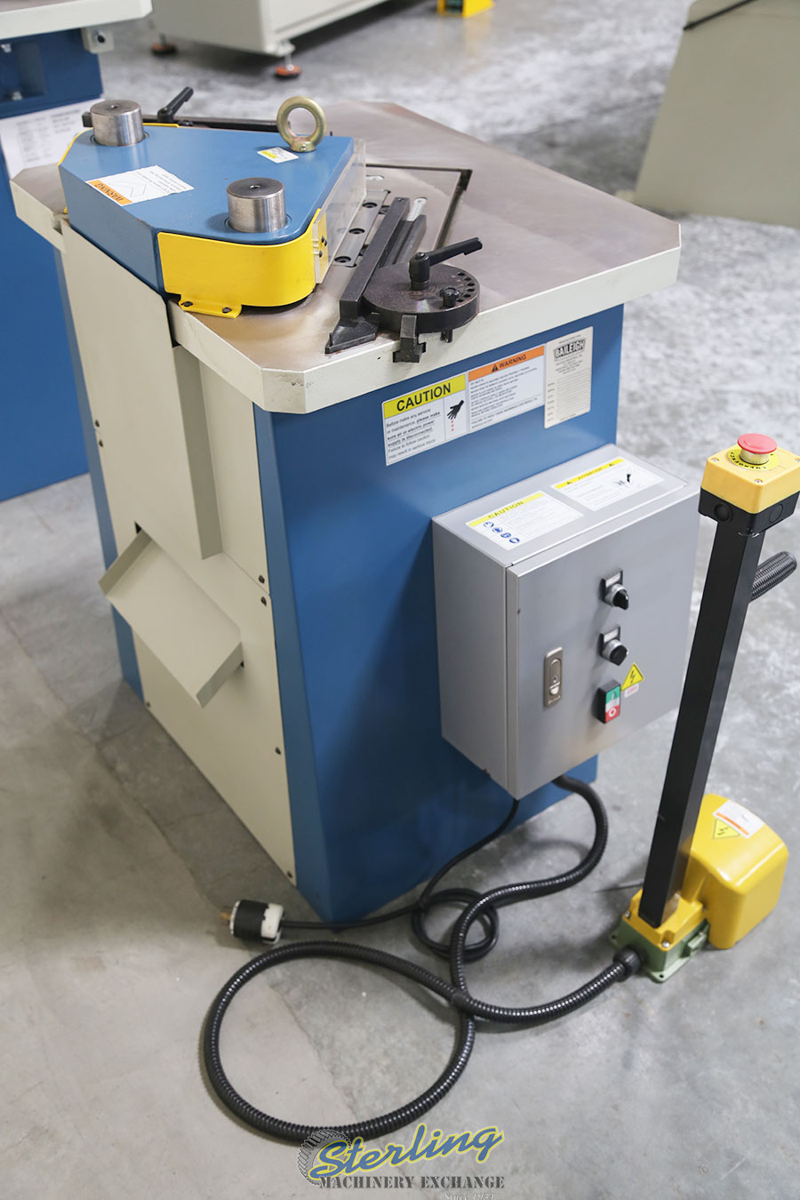 Brand New Baileigh Hydraulic Fixed Angle Sheet Metal Notcher Notching