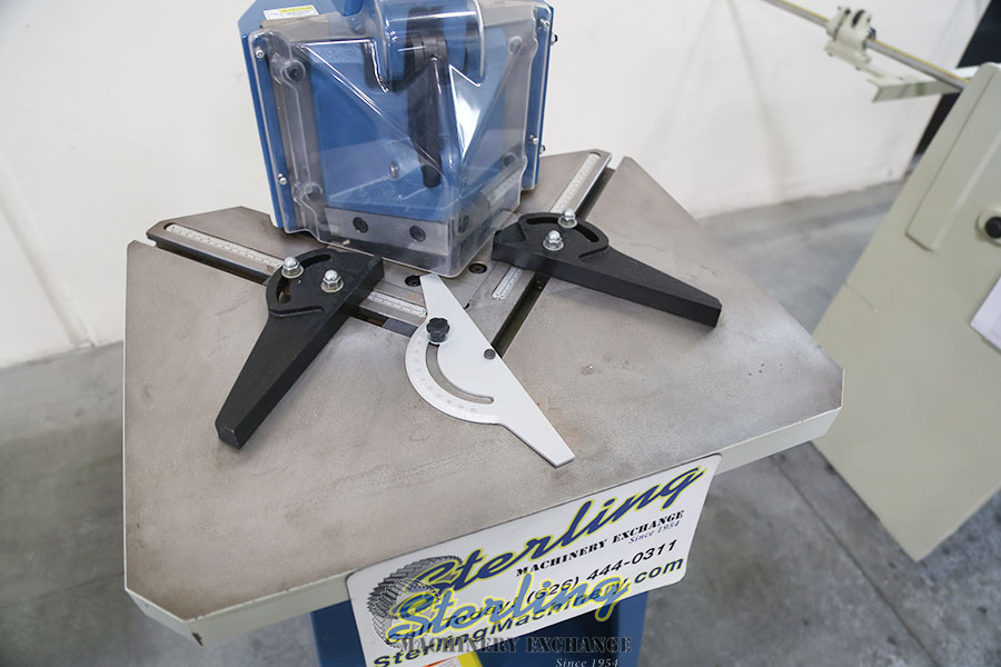 Brand New Baileigh Air Operated Fixed Angle Sheet Metal Notcher