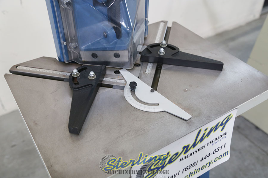 Brand New Baileigh Air Operated Fixed Angle Sheet Metal Notcher