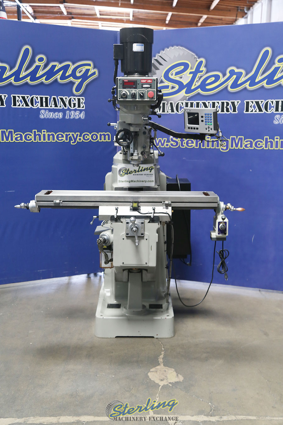 Used Kent Vertical Milling Machine with Inverter Head (Excellent