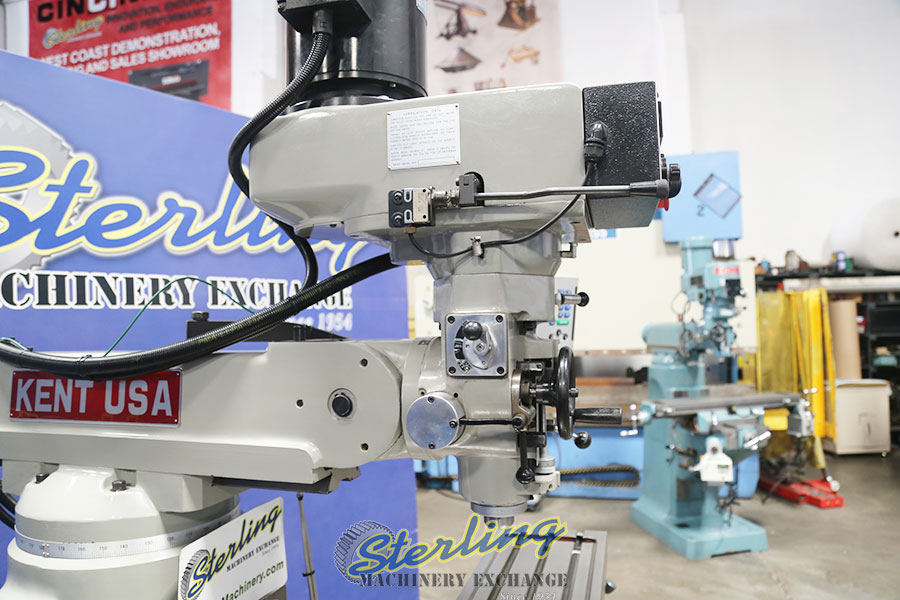 Used Kent Vertical Milling Machine with Inverter Head (Excellent