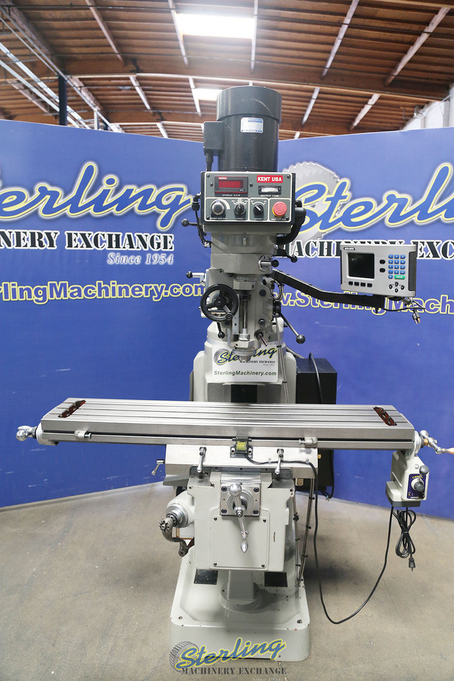 Used Kent Vertical Milling Machine with Inverter Head (Excellent