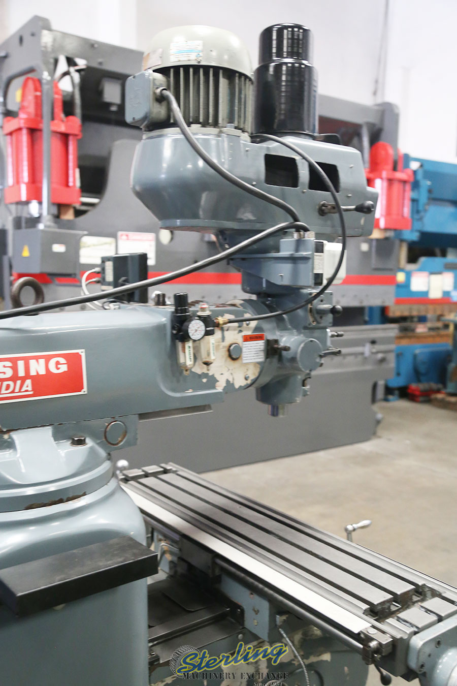 For Sale 9" x 42" Used Kondia Vertical Milling Machine with Variable