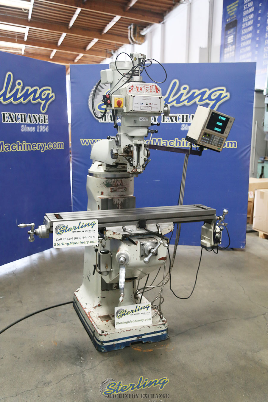 Used Acra Vertical  Milling Machine  Vertical  Bridgeport 