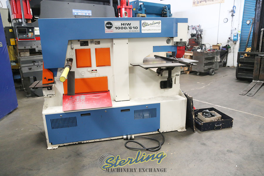 For Sale 110 Ton Used Mubea Heavy Duty Dual Operation Ironworker, Mdl