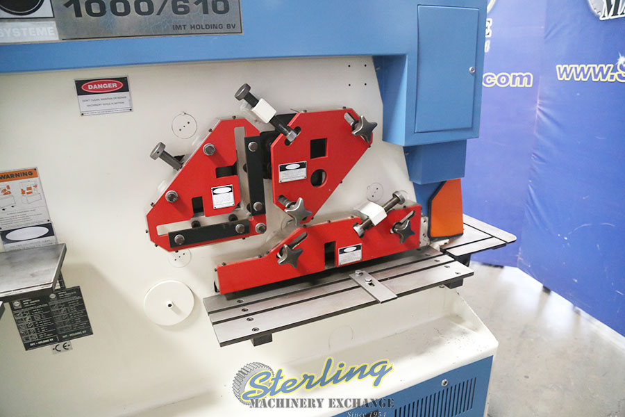 For Sale 110 Ton Used Mubea Heavy Duty Dual Operation Ironworker, Mdl