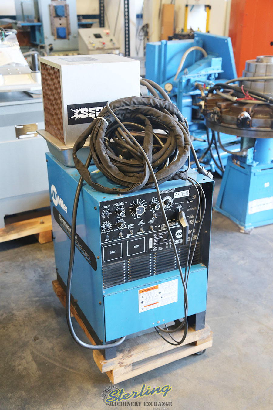 Used Miller Welder AC/DC Tig Welder with Cooler (For Aluminum) Sterling