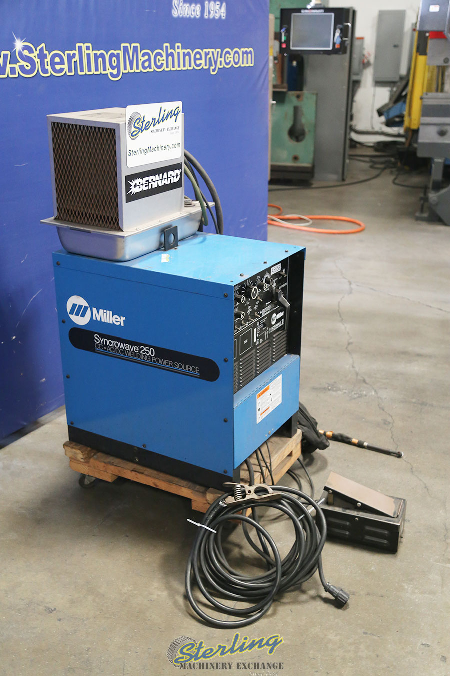 Used Miller Welder AC/DC Tig Welder with Cooler (For Aluminum) Sterling Machinery