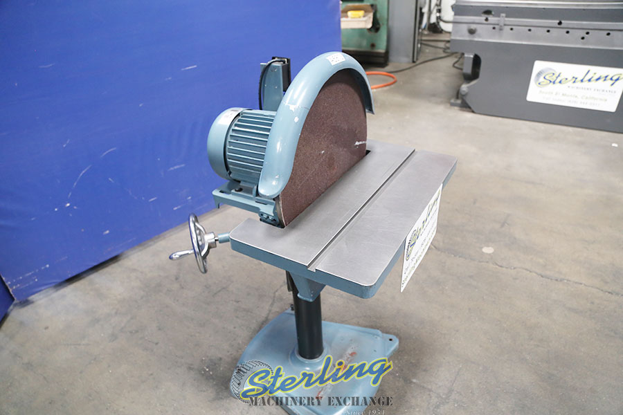 For Sale 20" Used Disc Sander, Mdl. TSG00040B, Drum Switch, Table
