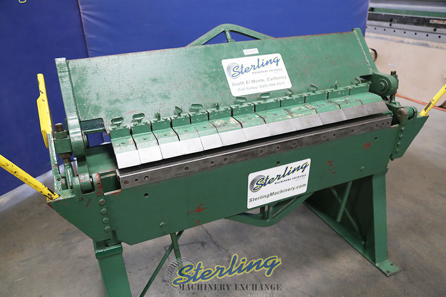Used Chicago Heavy Duty Finger Brake "Made In America" Sterling Machinery