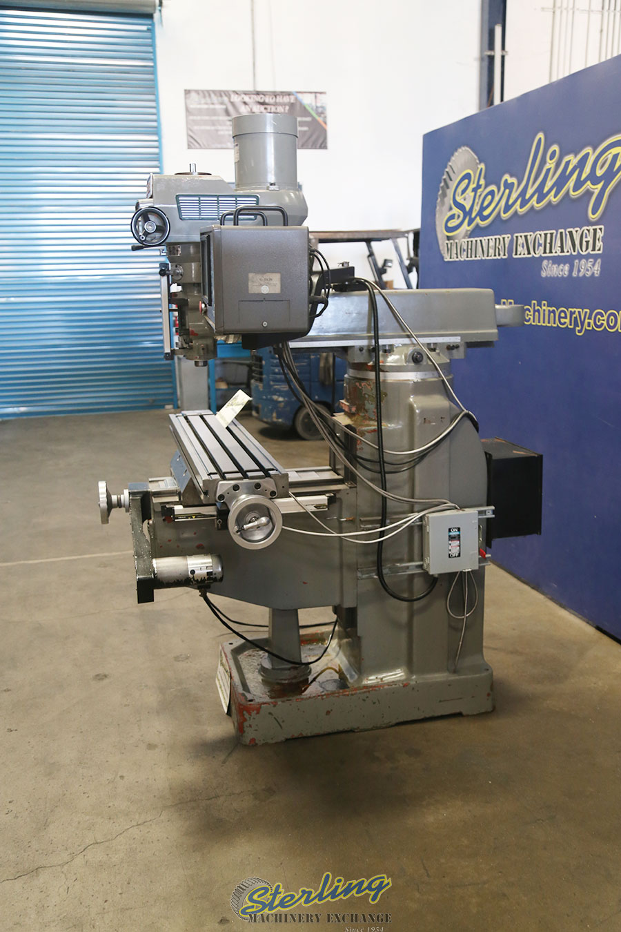 For Sale 10" x 50" Used Kent Vertical Milling Machine , Mdl. KTM3VKF