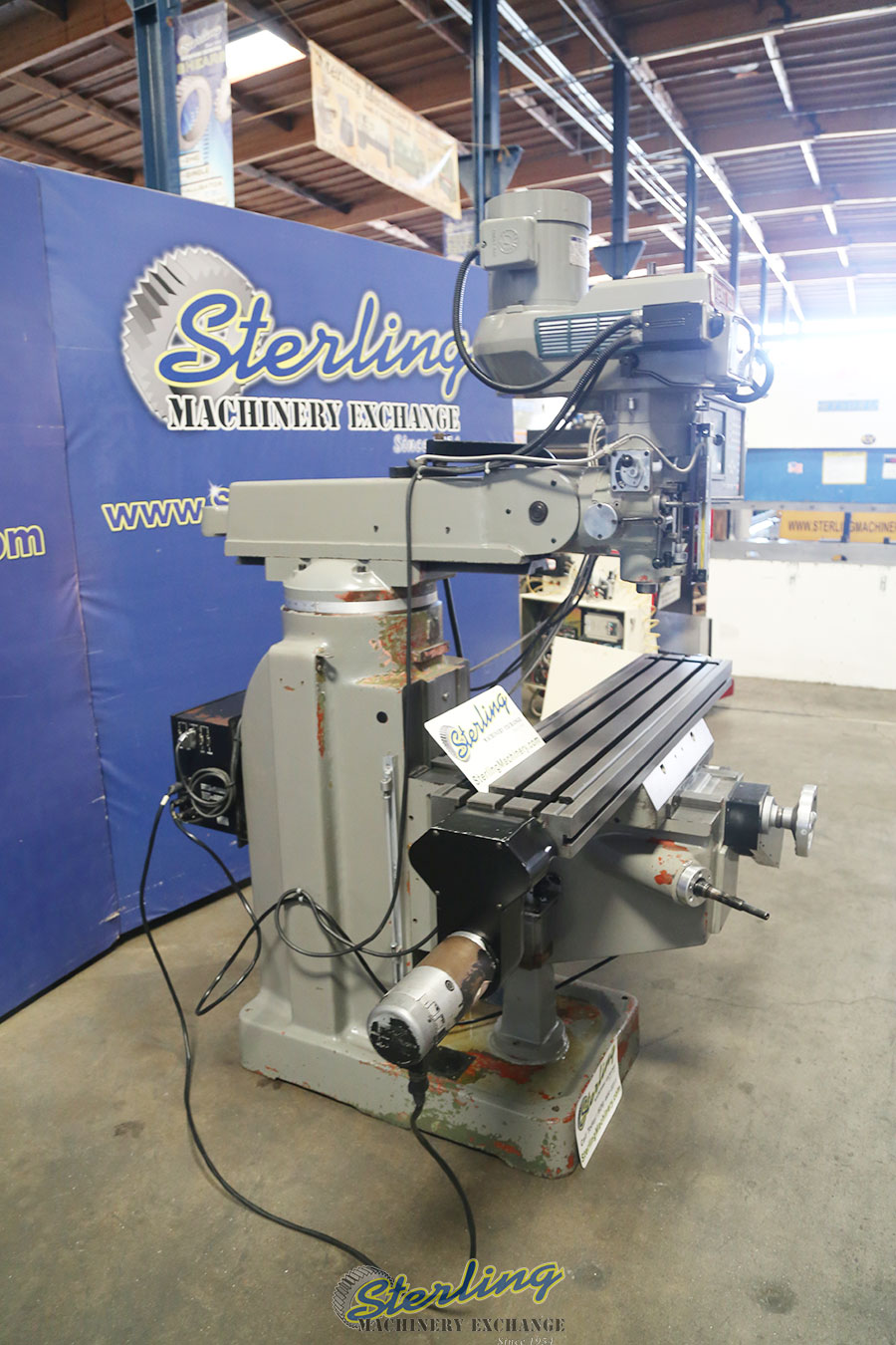 For Sale 10" x 50" Used Kent Vertical Milling Machine , Mdl. KTM3VKF