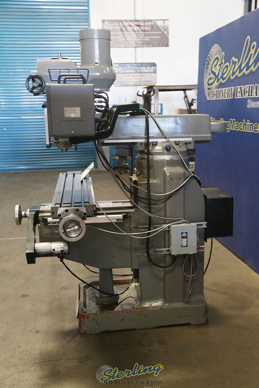 For Sale 10" x 50" Used Kent Vertical Milling Machine , Mdl. KTM3VKF