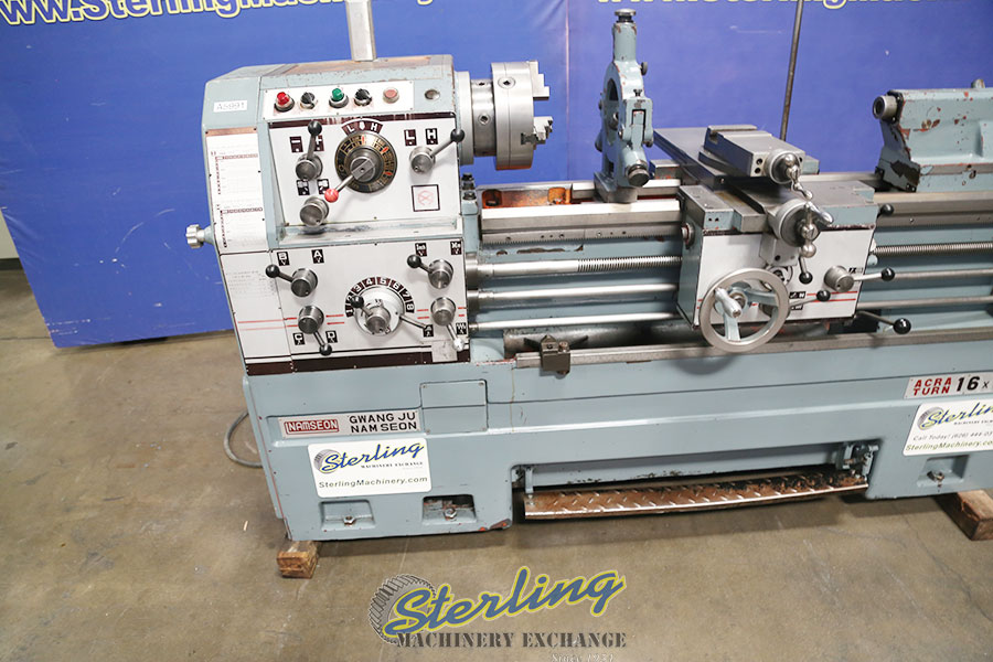 16"/24" x 40" Used Acra Turn Namseon Gap Bed Engine Lathe