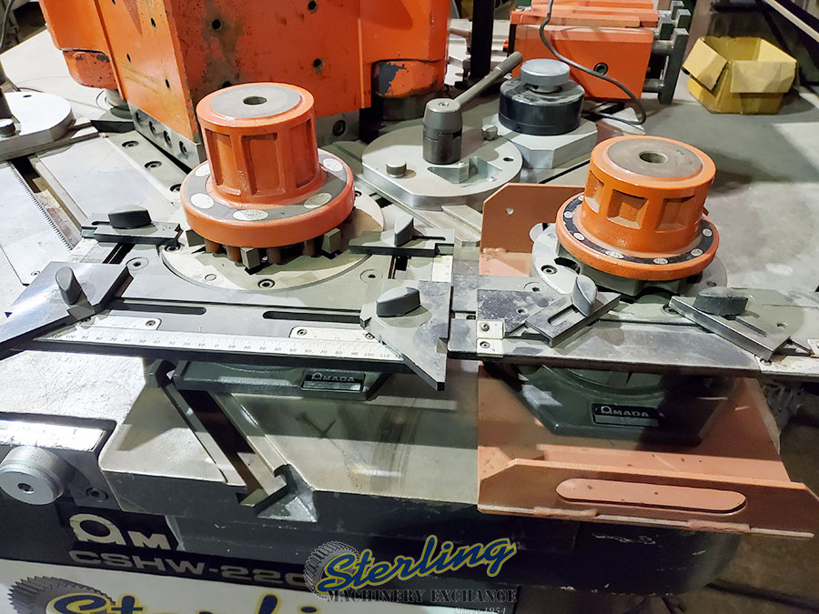 Used Amada Heavy Duty Hydraulic Coper, Radius, Corner & Edge Notcher