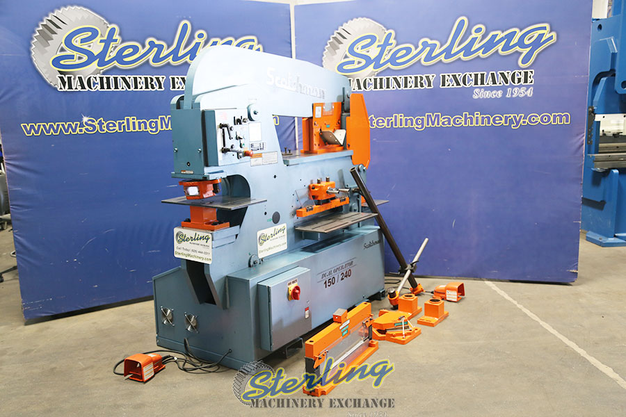 Used Scotchman Dual Operation Hydraulic Ironworker With Brake