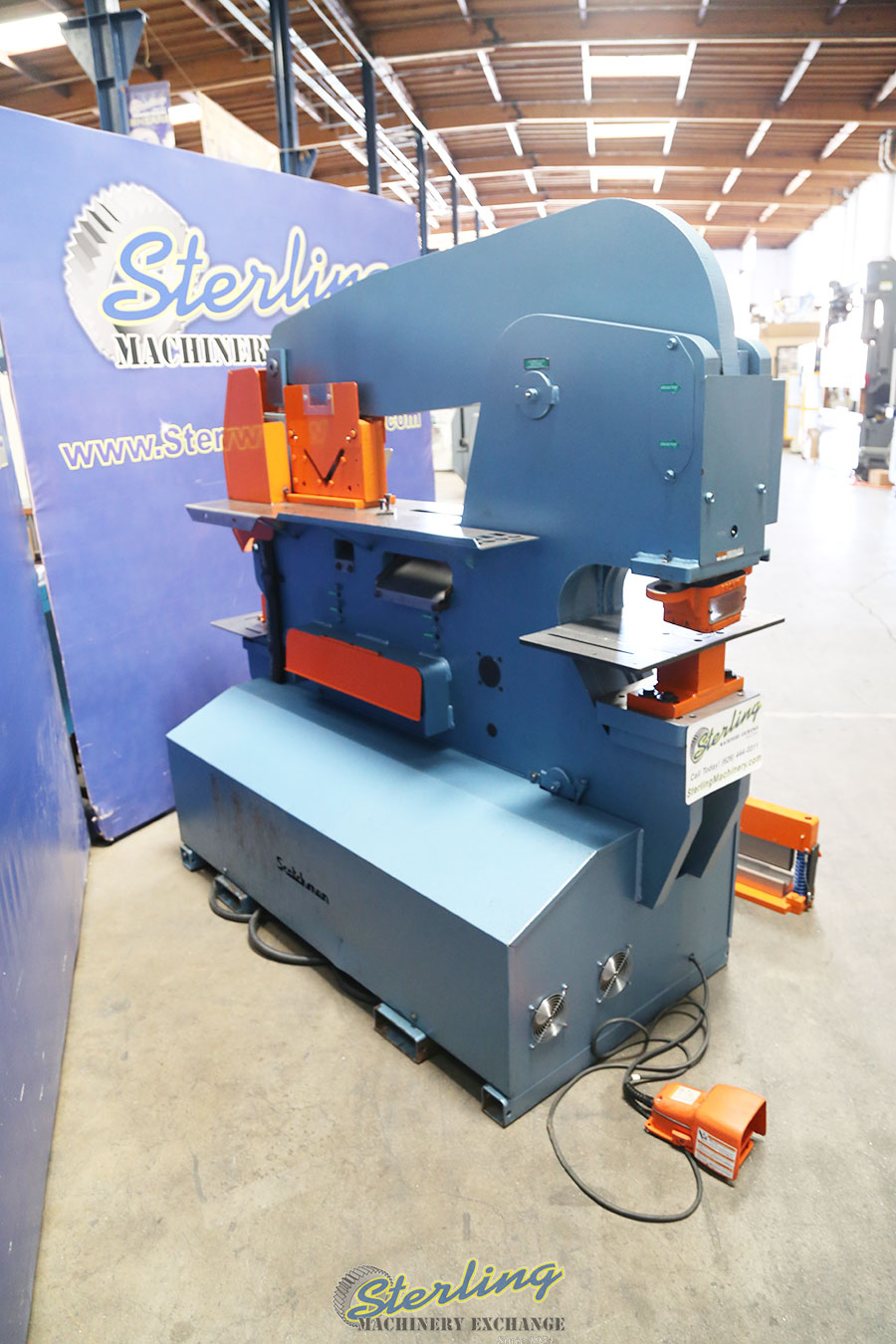 Used Scotchman Dual Operation Hydraulic Ironworker With Brake