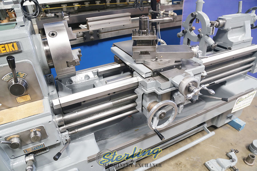 For Sale 17 27 X 50 Used Mori Seiki Heavy Duty Gap Bed Engine Lathe Mdl Ms 1250g Anilam Mini Wizard Dro Tail Stock Steady Rest 3 Jaw Chuck With Aluminum Jaws 4 Jaw