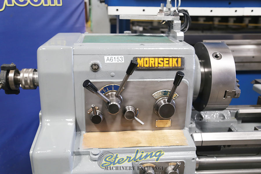 For Sale 17 27 X 50 Used Mori Seiki Heavy Duty Gap Bed Engine Lathe Mdl Ms 1250g Anilam Mini Wizard Dro Tail Stock Steady Rest 3 Jaw Chuck With Aluminum Jaws 4 Jaw
