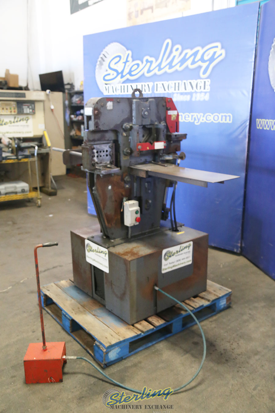 Used Edwards Hydraulic Ironworker Ironworkers Sterling Machinery