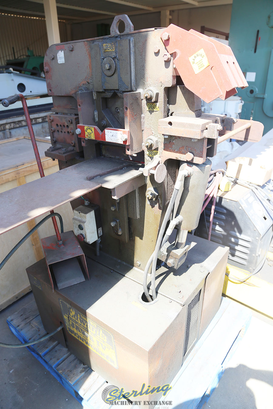 Used Edwards Hydraulic Ironworker Ironworkers Sterling Machinery