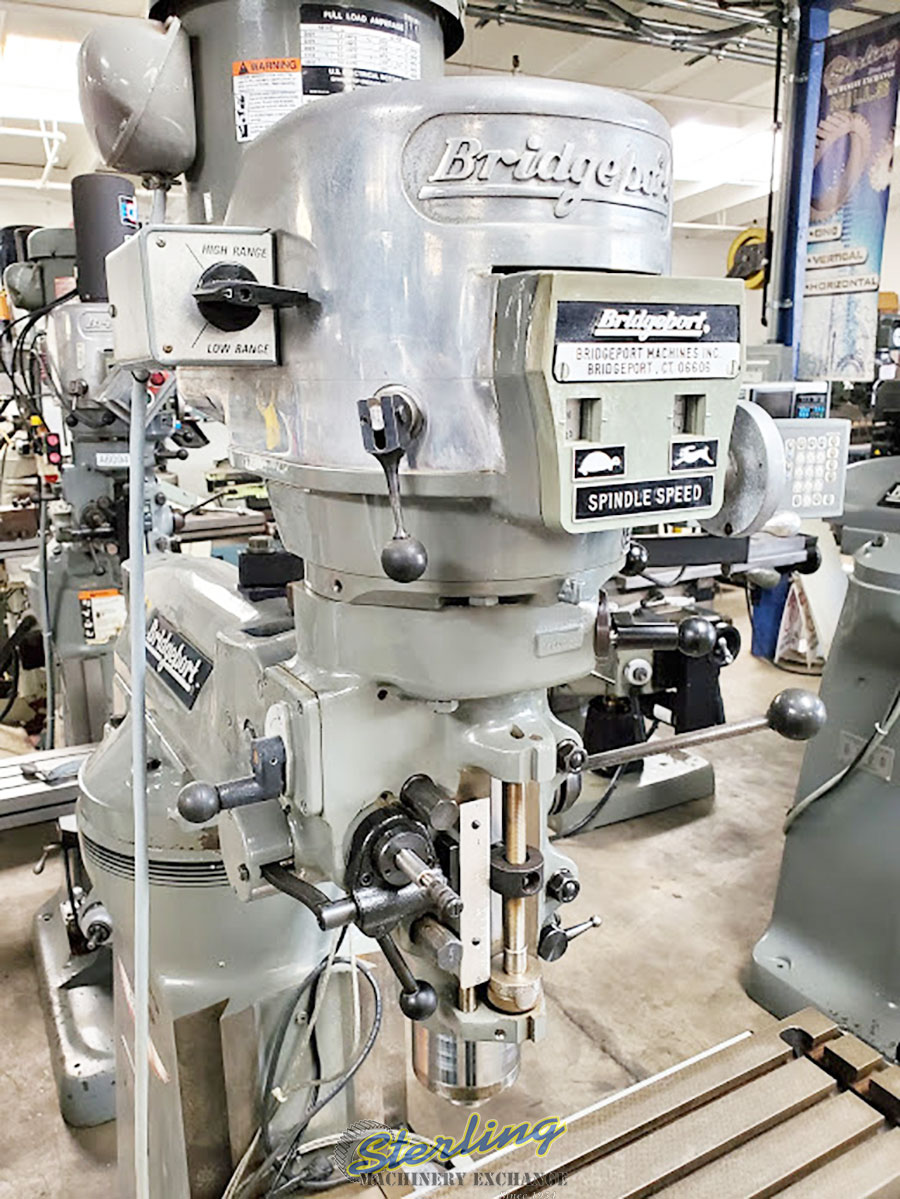 Used Bridgeport Vertical Milling Machine "Late Model, Excellent Condition!" Vertical