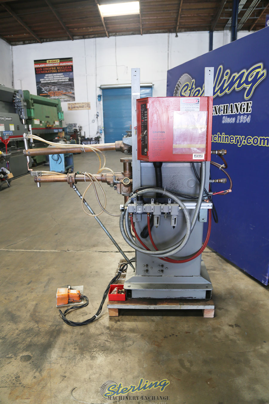 For Sale 50 KVA x 33" Used Standard Spot Welder With Microprocessor