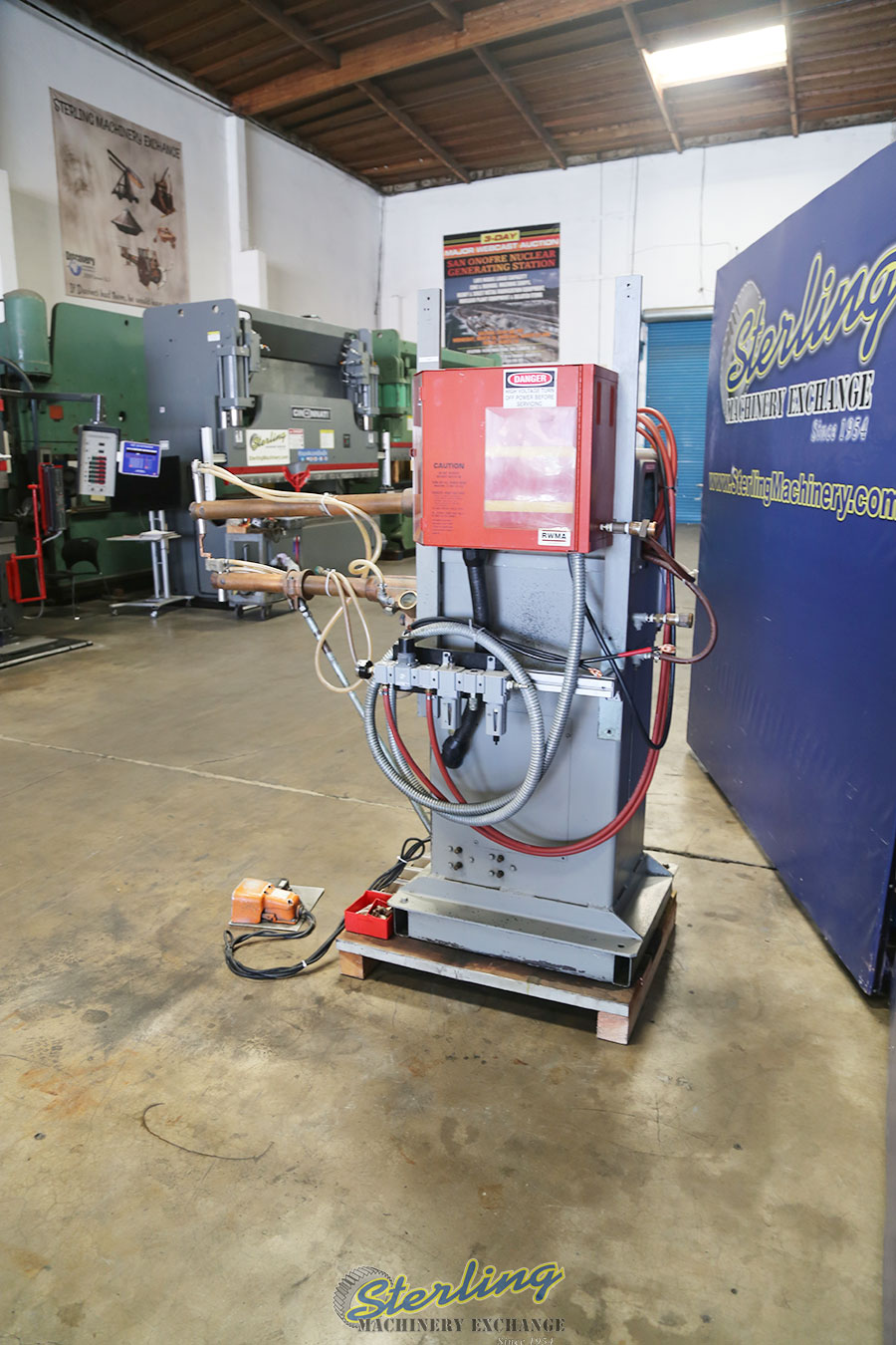 For Sale 50 KVA x 33" Used Standard Spot Welder With Microprocessor Control, Mdl. AR33050
