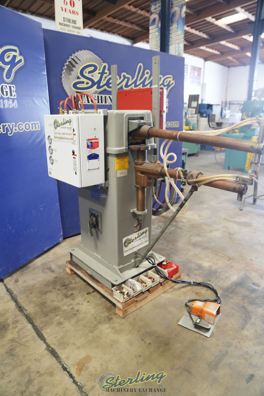 For Sale 50 KVA x 33" Used Standard Spot Welder With Microprocessor